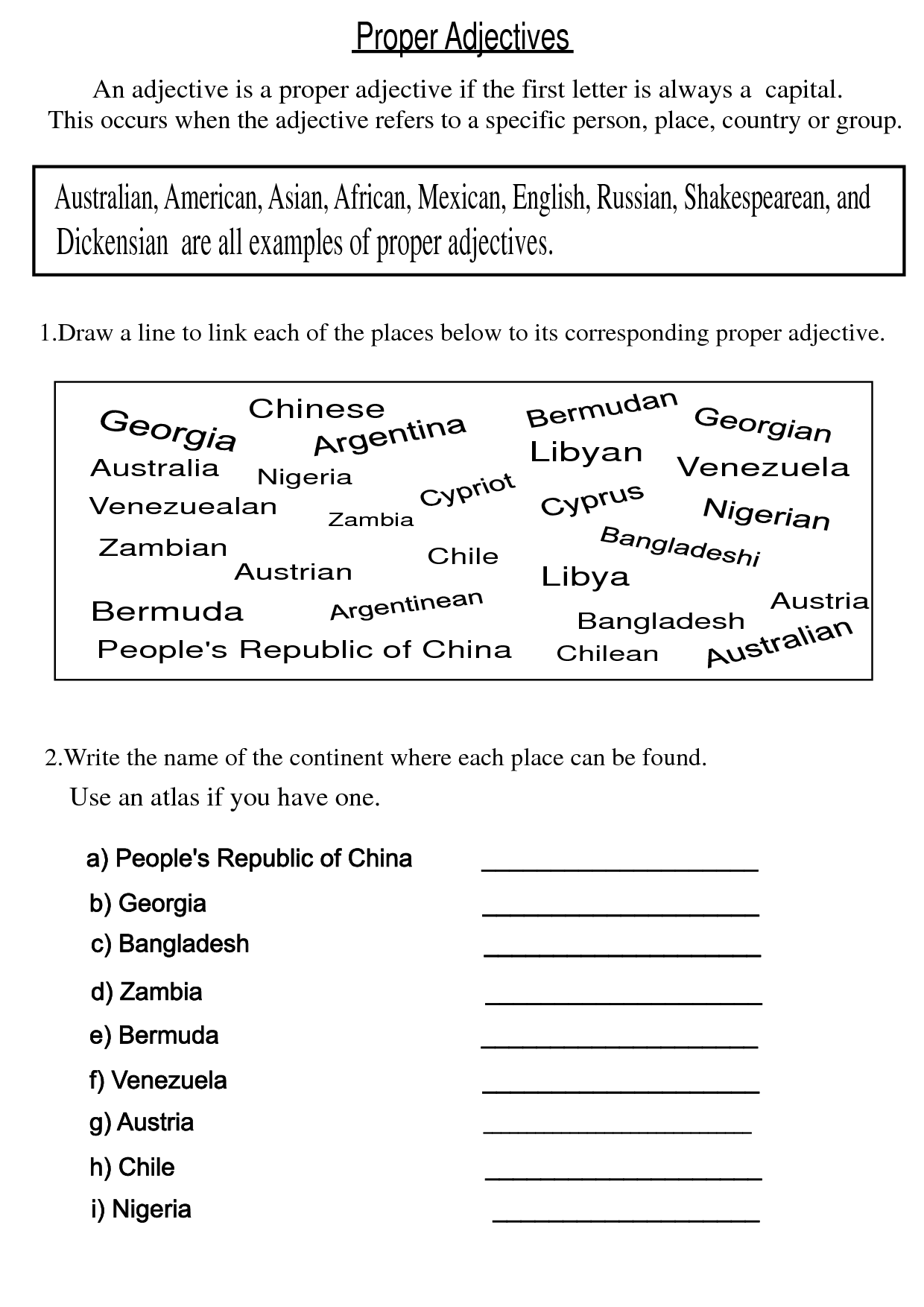 15 5th Grade Adjective Worksheets Worksheeto