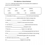 9 6Th Grade Adjectives And Adverbs Worksheet Adverbs Worksheet
