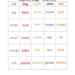 Adjective Bingo English ESL Worksheets Pdf Doc