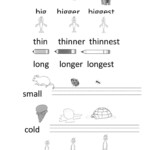 Adjective Compare English ESL Worksheets Pdf Doc