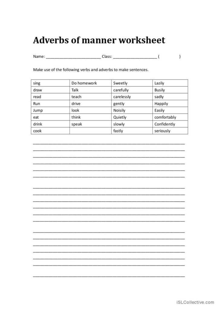 Adjective Pattern General Gramma English ESL Worksheets Pdf Doc