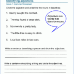 Adjective Worksheets For Elementary School Printable Free K5 Learning