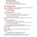 Adjectives Gradable And Ungradable English ESL Worksheets Pdf Doc