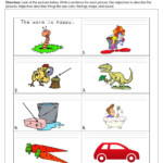 Adjectives In A Sentence Worksheet Have Fun Teaching