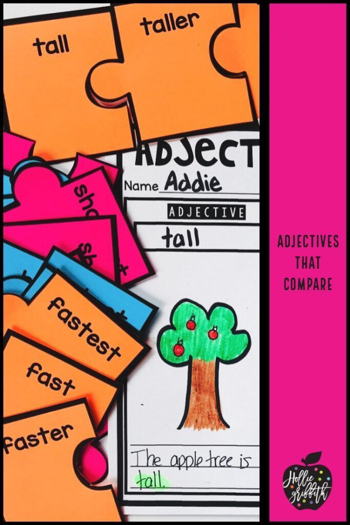 Adjectives L 1 1 F Hands on Reading In 2020 Mini Lessons Partner 
