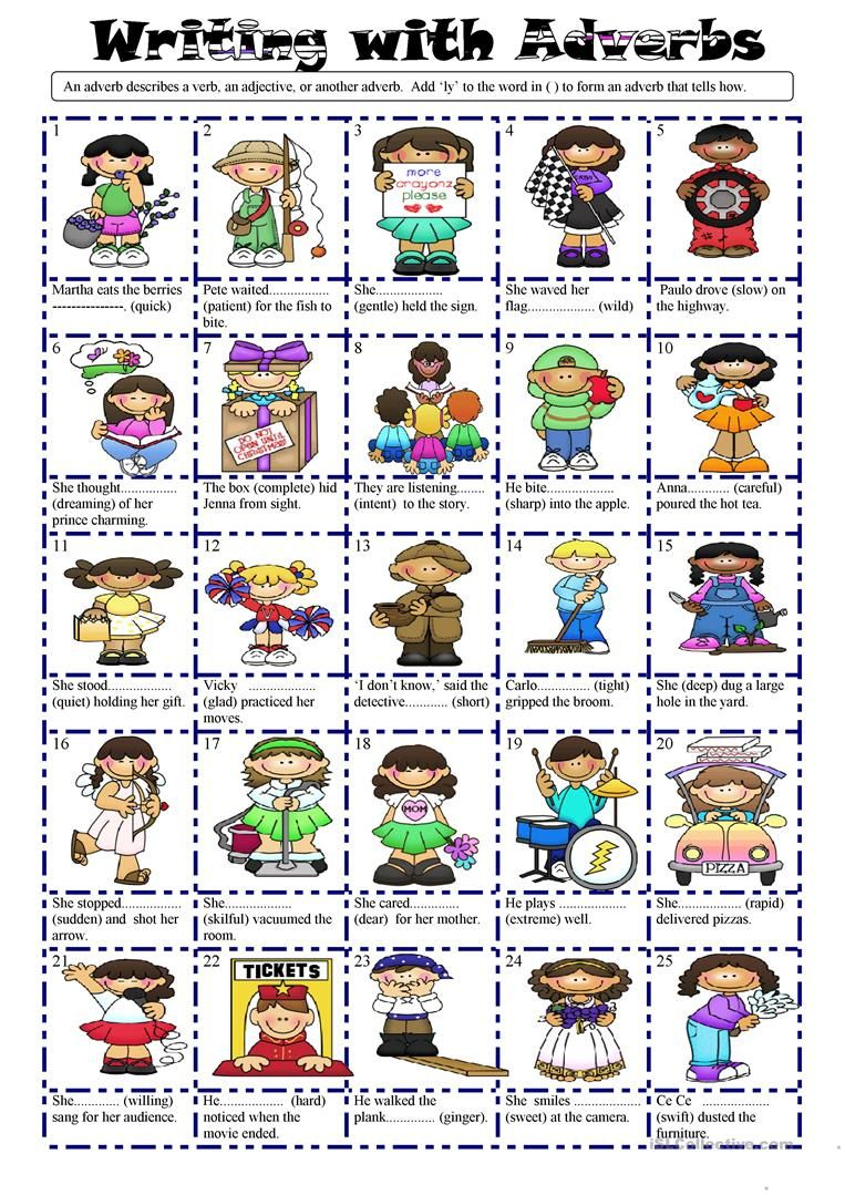 Adverbs Ending With ly Worksheet Free ESL Printable Worksheets Made