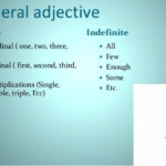 English Grammar A To Z Numeral Adjectives Adjectives English
