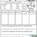 Grammar Review Adjectives Worksheets 99Worksheets