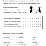 Job Interview Practice Adjectives For Resumes ALL ESL