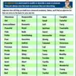 List Of Adjectives 534 Useful Adjectives Examples From A To Z With
