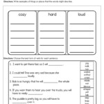Noun Adjective And Verb Worksheet Have Fun Teaching
