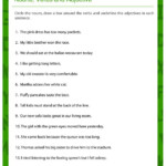 Nouns Verbs And Adjectives Free Grammar Worksheet For Fourth Grade