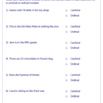 Ordinal Adjectives Worksheets Free Printable Adjectives Worksheets