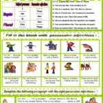 Possessive Adjectives English ESL Worksheets Pdf Doc
