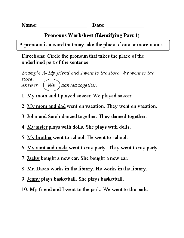 Predicate Nominative And Predicate Adjective Worksheet With Answers Pdf