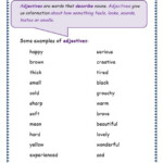 Series Of Adjectives Worksheets Free Printable Adjectives Worksheets