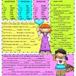 Subject object Pronouns Possessive Adjectives Worksheet Free ESL