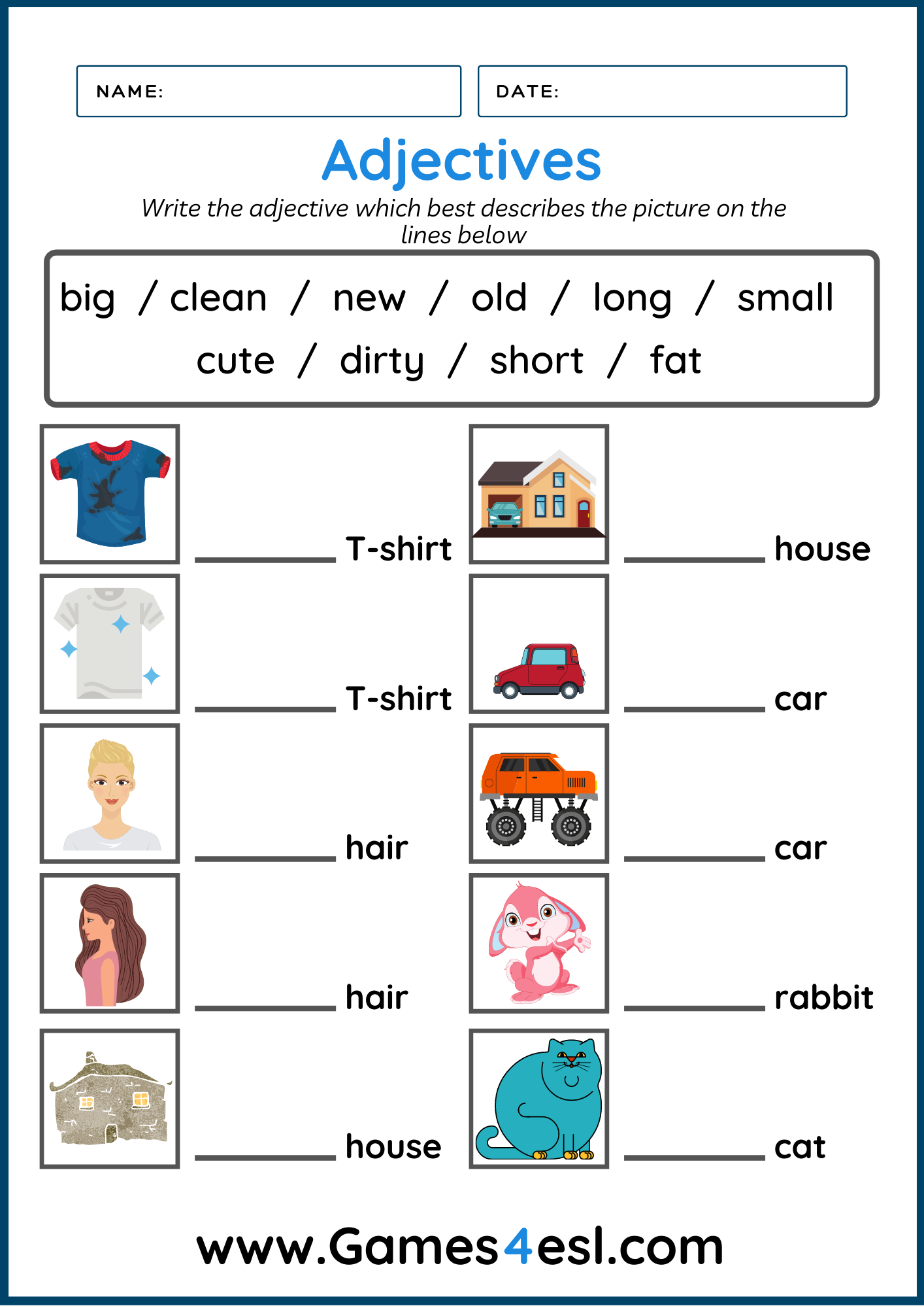 Teach Adjectives With These Fun Adjective Worksheets For Kids Download