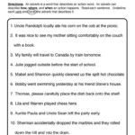 Using This Circle Underline Adverb Worksheet Students Read Ten