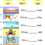 Year 1 English Unit 2 Let s Play Adjectives Worksheet English